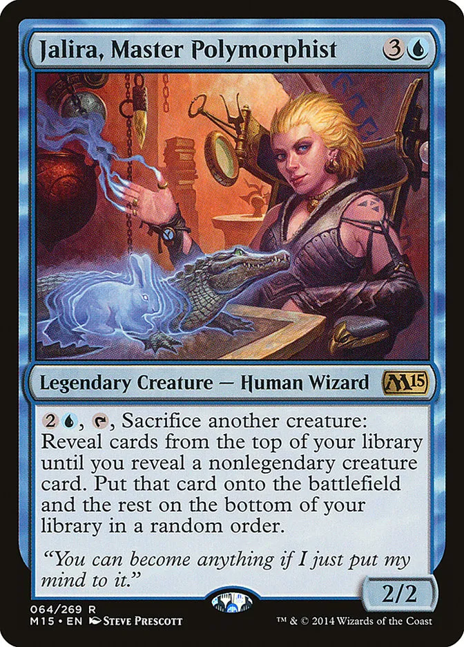 2014 Magic 2015 Jalira, Master Polymorphist rare #64 rare card image