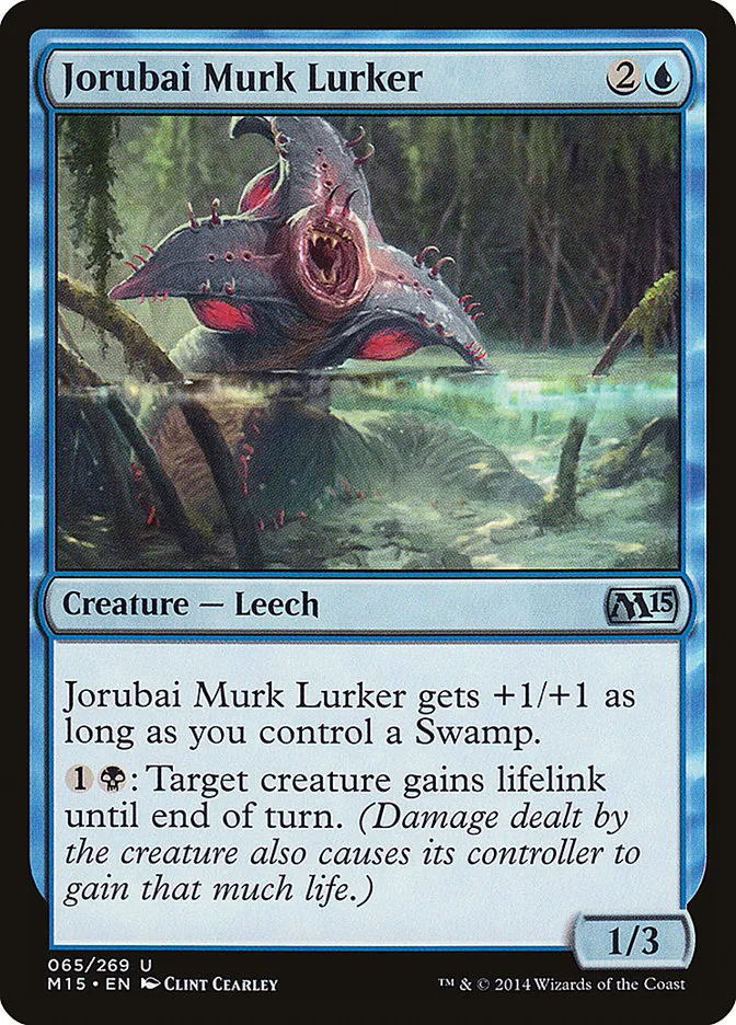 2014 Magic 2015 Jorubai Murk Lurker #65 uncommon card image