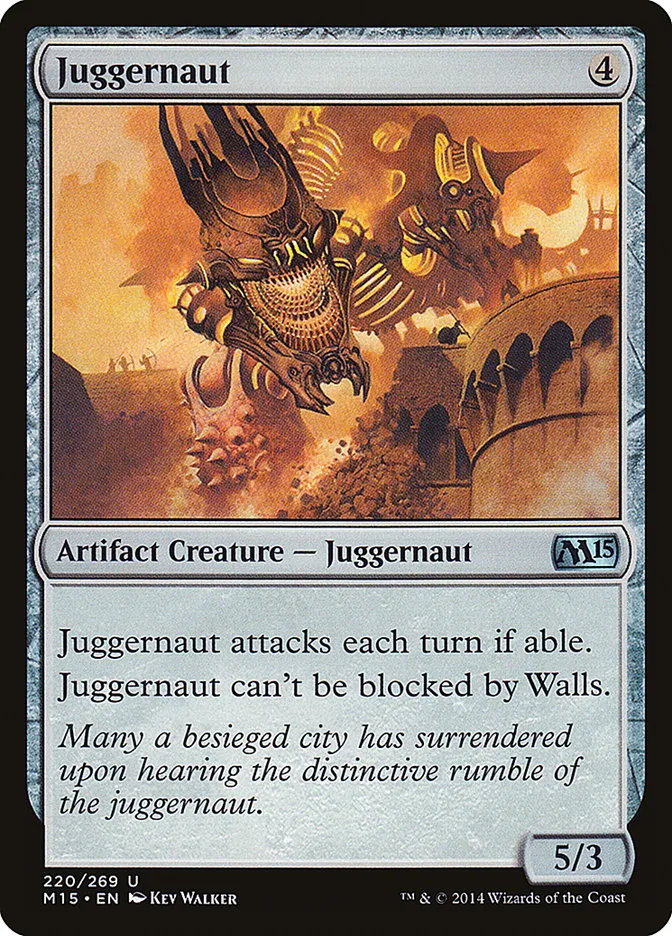 2014 Magic 2015 Juggernaut uncommon #220 uncommon card image