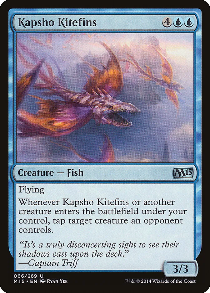 2014 Magic 2015 Kapsho Kitefins uncommon #66 uncommon card image