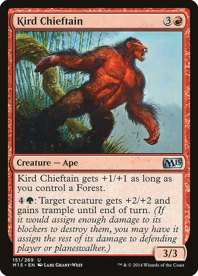 2014 Magic 2015 Kird Chieftain uncommon #151 uncommon card image