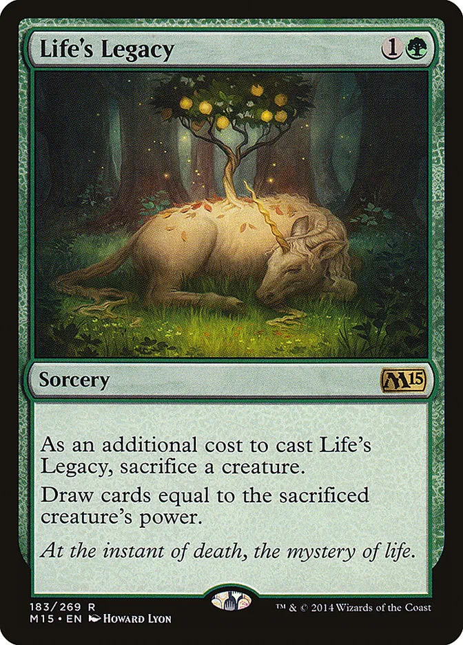 2014 Magic 2015 Life's Legacy #183 rare card image