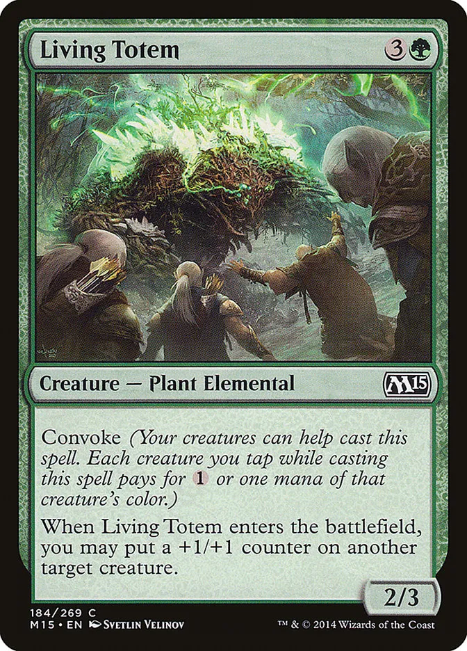 2014 Magic 2015 Living Totem #184 common card image
