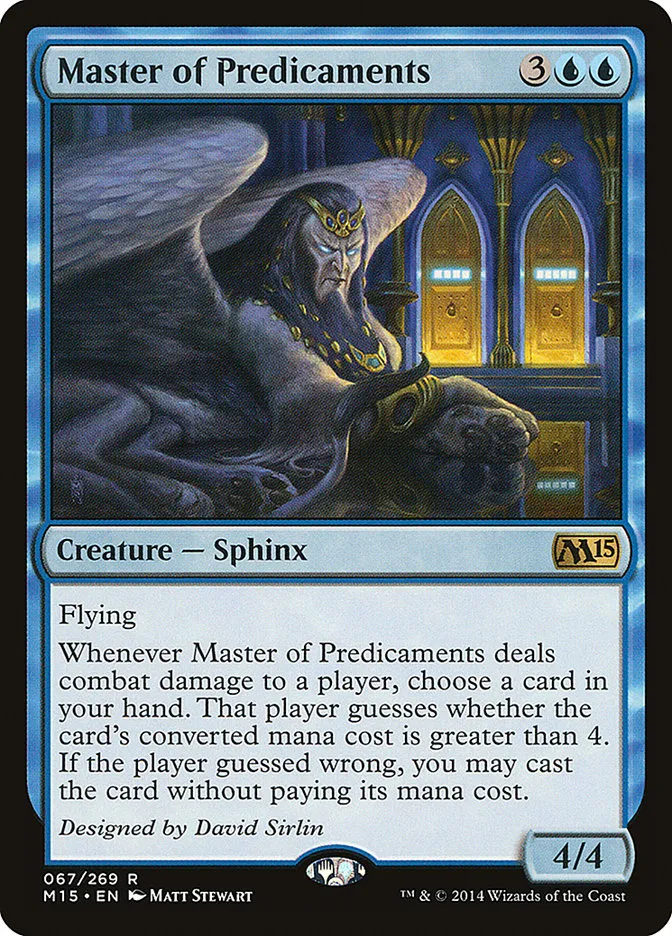 2014 Magic 2015 Master of Predicaments #67 rare card image