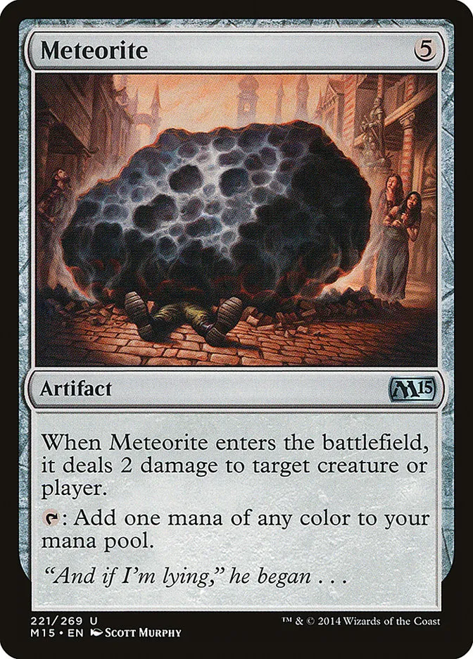 2014 Magic 2015 Meteorite uncommon #221 uncommon card image