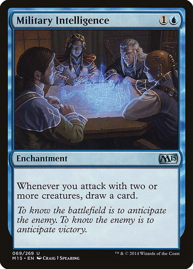 2014 Magic 2015 Military Intelligence uncommon #69 uncommon card image