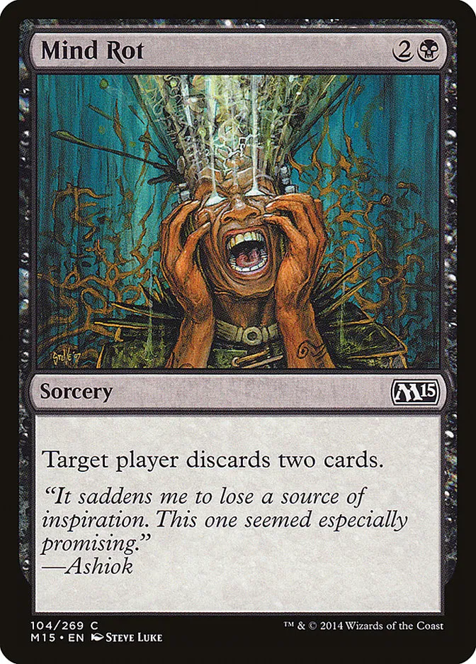2014 Magic 2015 Mind Rot common #104 common card image