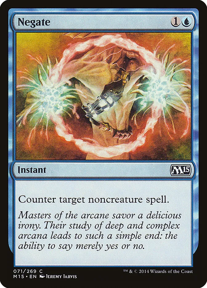 2014 Magic 2015 Negate common #71 common card image