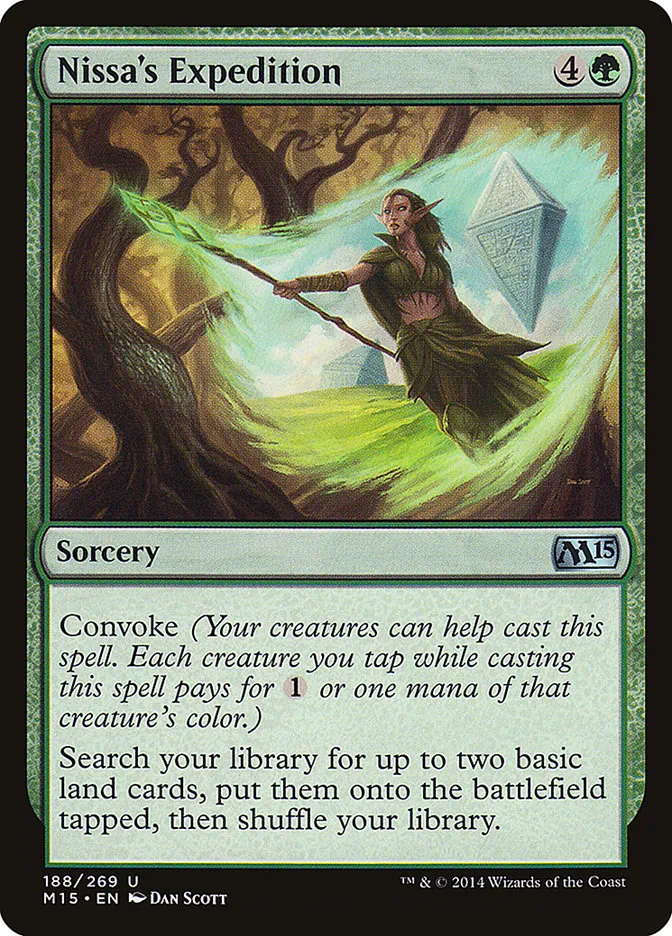 2014 Magic 2015 Nissa's Expedition uncommon #188 uncommon card image