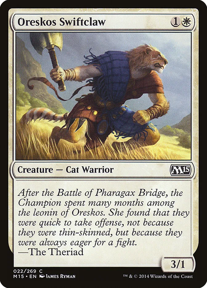 2014 Magic 2015 Oreskos Swiftclaw common #22 common card image