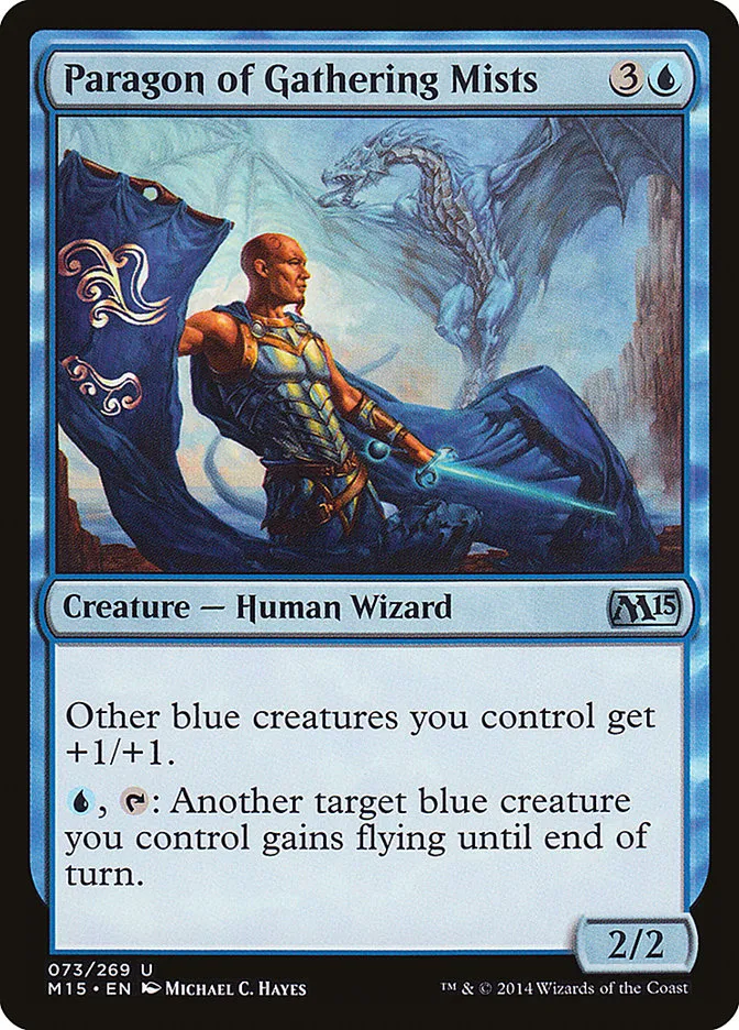 2014 Magic 2015 Paragon of Gathering Mists #73 uncommon card image