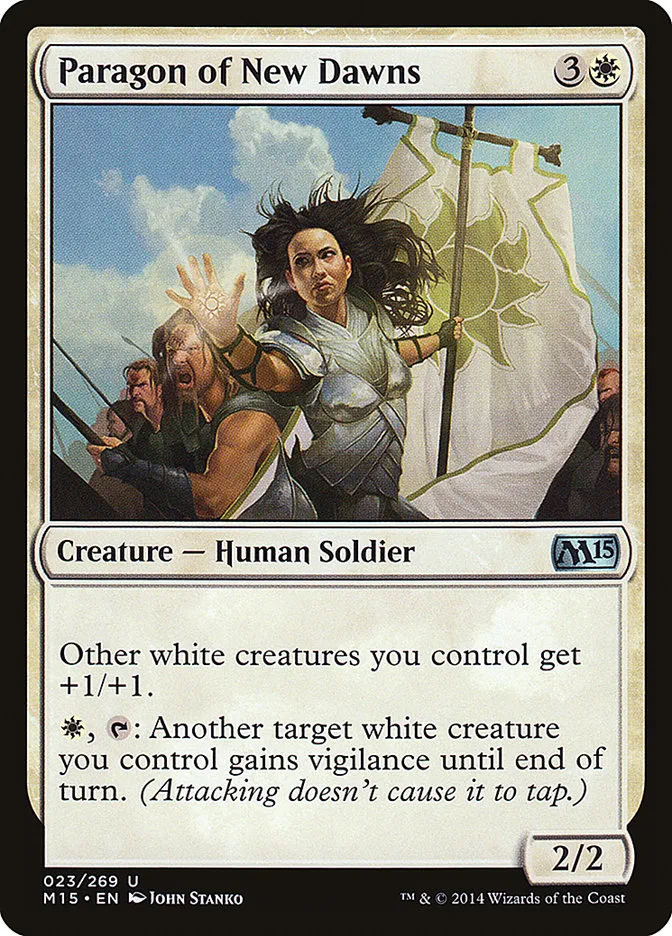 2014 Magic 2015 Paragon of New Dawns #23 uncommon card image