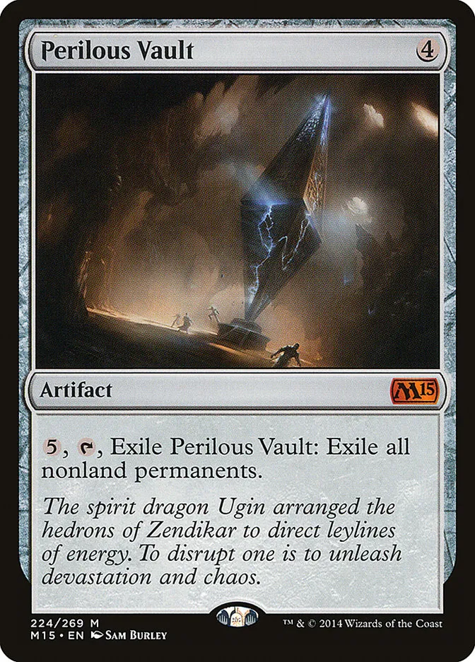2014 Magic 2015 Perilous Vault #224 mythic card image