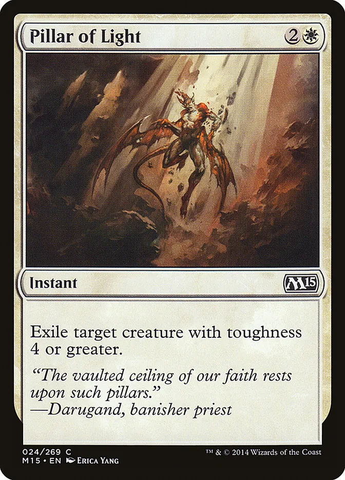2014 Magic 2015 Pillar of Light common #24 common card image