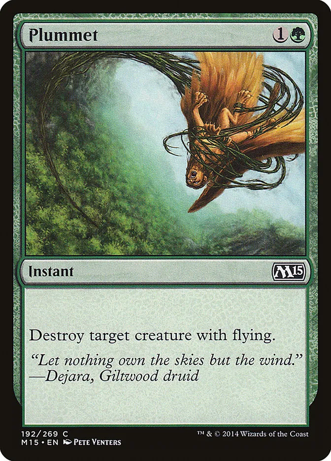 2014 Magic 2015 Plummet common #192 common card image