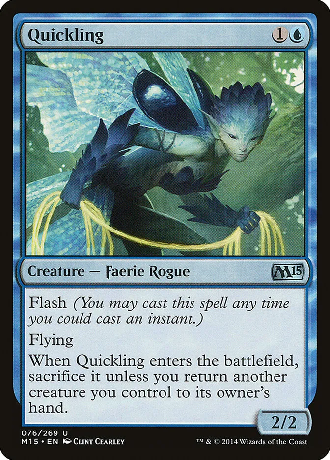 2014 Magic 2015 Quickling uncommon #76 uncommon card image