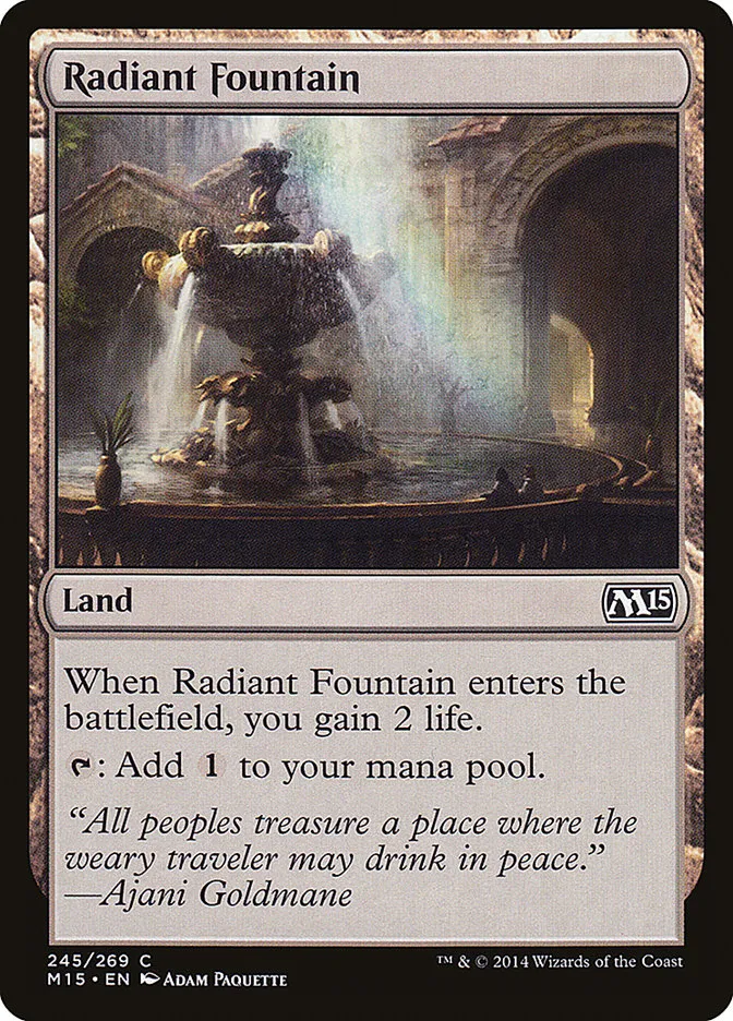 2014 Magic 2015 Radiant Fountain common #245 common card image