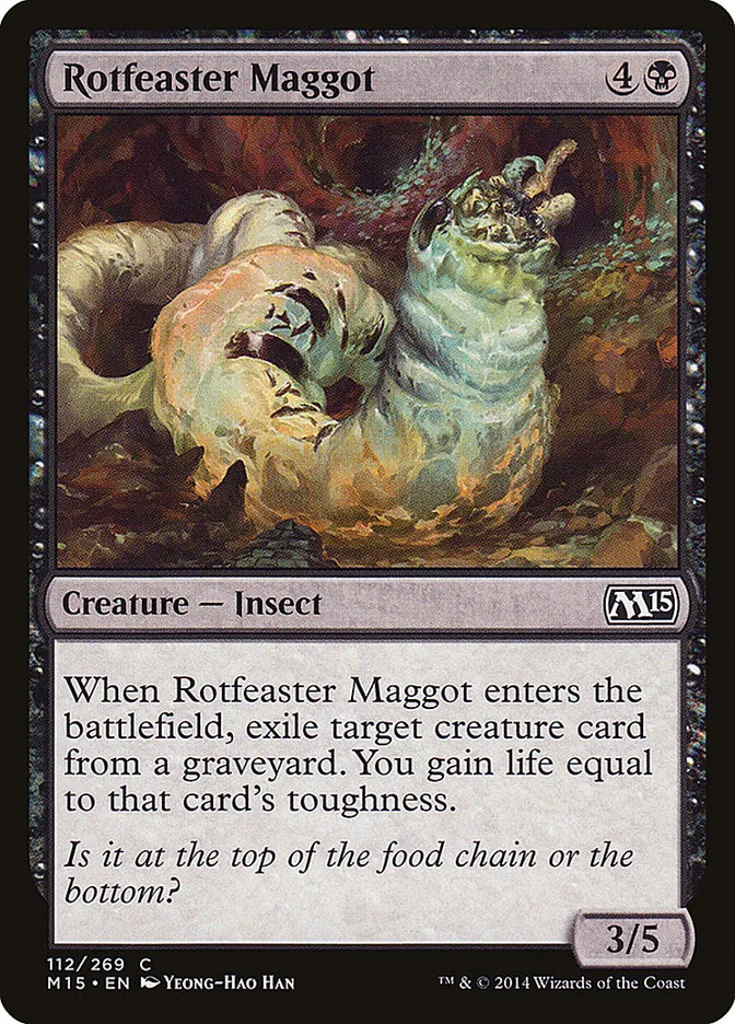2014 Magic 2015 Rotfeaster Maggot common #112 common card image