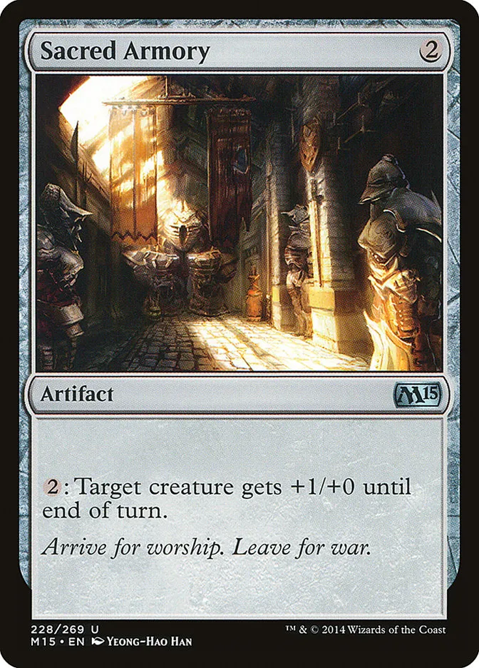 2014 Magic 2015 Sacred Armory uncommon #228 uncommon card image