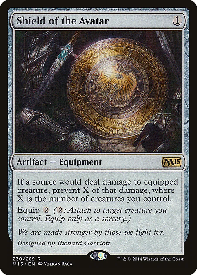 2014 Magic 2015 Shield of the Avatar #230 rare card image