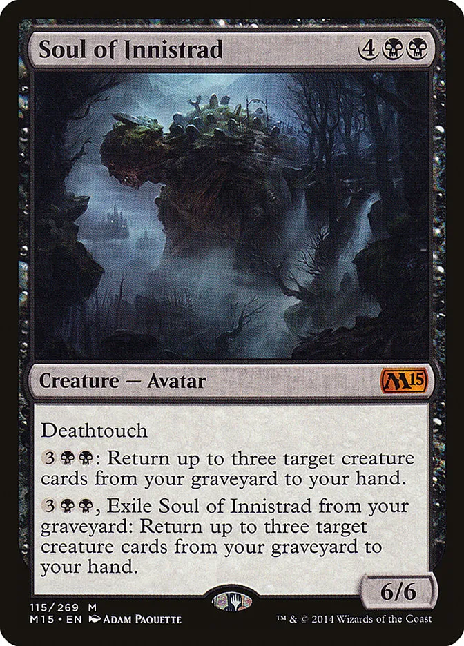 2014 Magic 2015 Soul of Innistrad #115 mythic card image