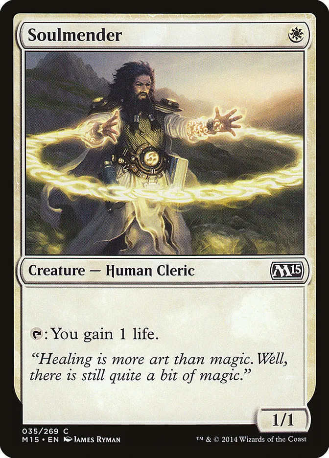 2014 Magic 2015 Soulmender common #35 common card image