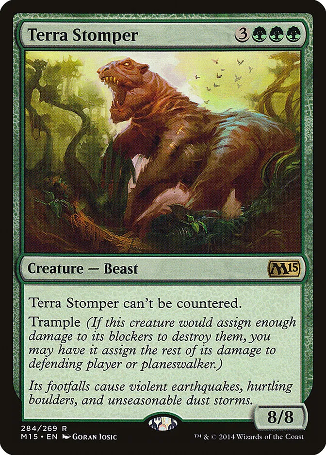 2014 Magic 2015 Terra Stomper #284 rare card image