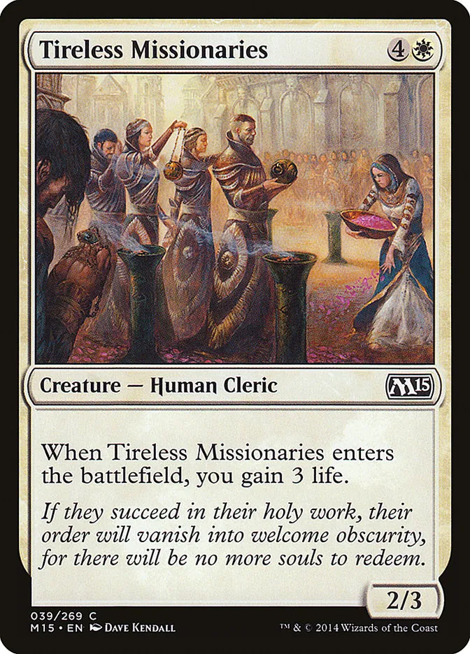 2014 Magic 2015 Tireless Missionaries common #39 common card image
