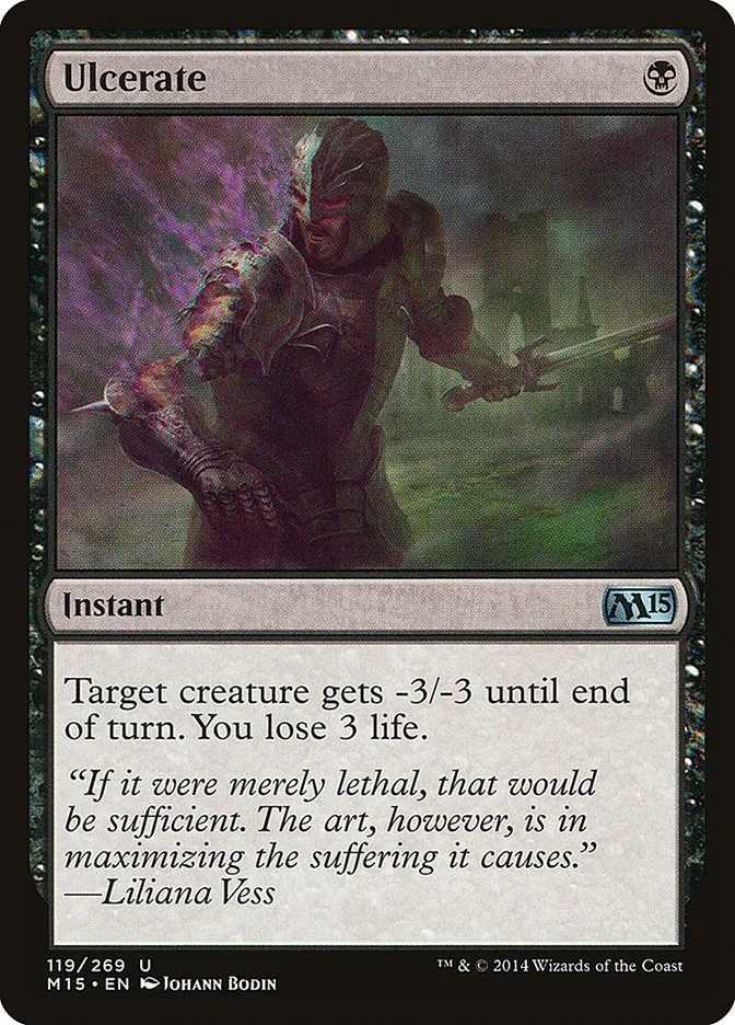 2014 Magic 2015 Ulcerate uncommon #119 uncommon card image