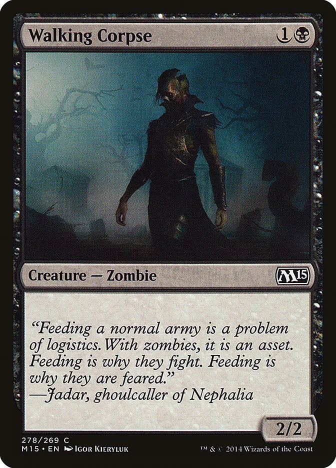 2014 Magic 2015 Walking Corpse common #278 common card image