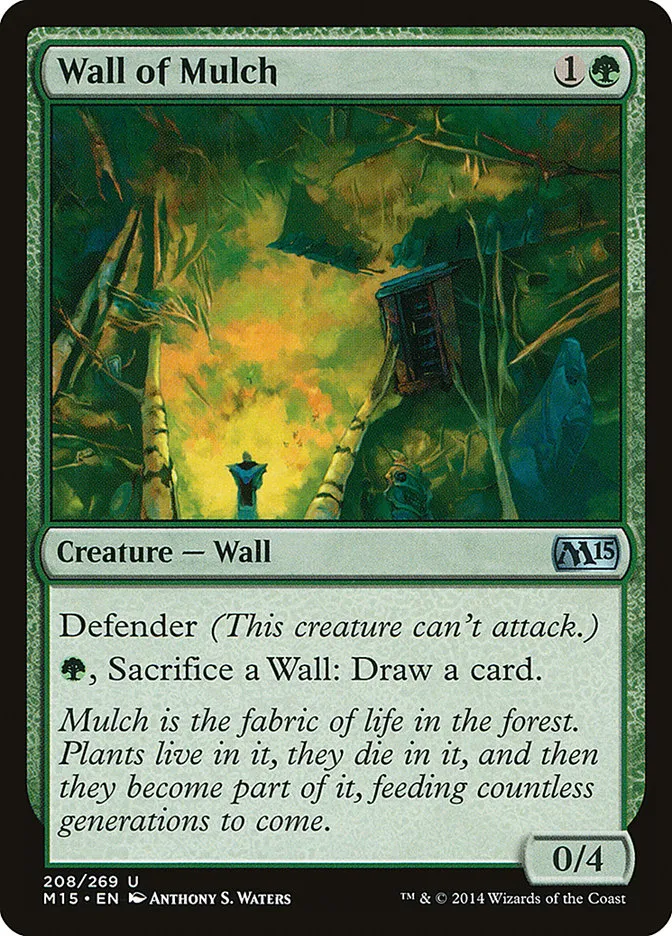 2014 Magic 2015 Wall of Mulch #208 uncommon card image