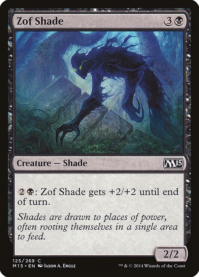 2014 Magic 2015 Zof Shade common #125 common card image