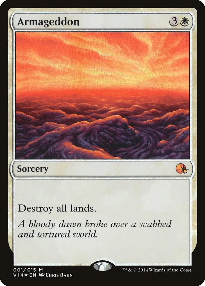 2014 From the Vault: Annihilation Armageddon mythic #1 mythic card image