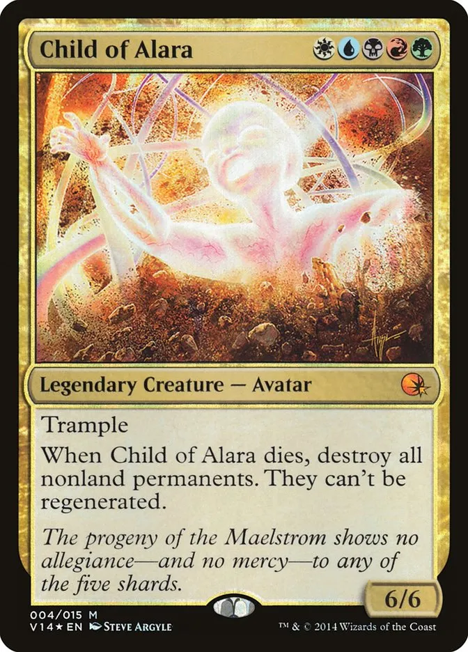 2014 From the Vault: Annihilation Child of Alara #4 mythic card image