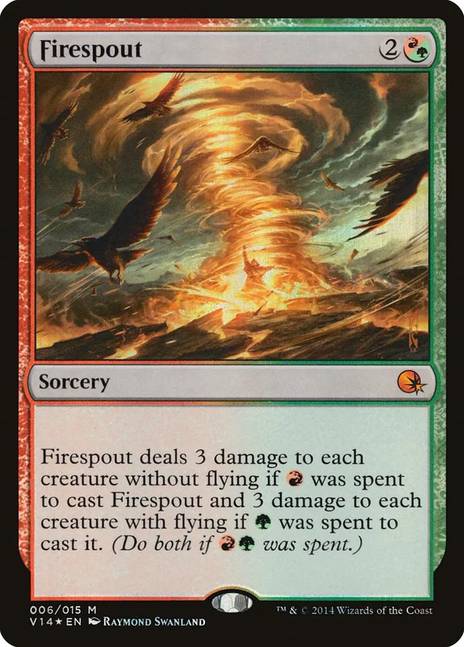 2014 From the Vault: Annihilation Firespout #6 mythic card image