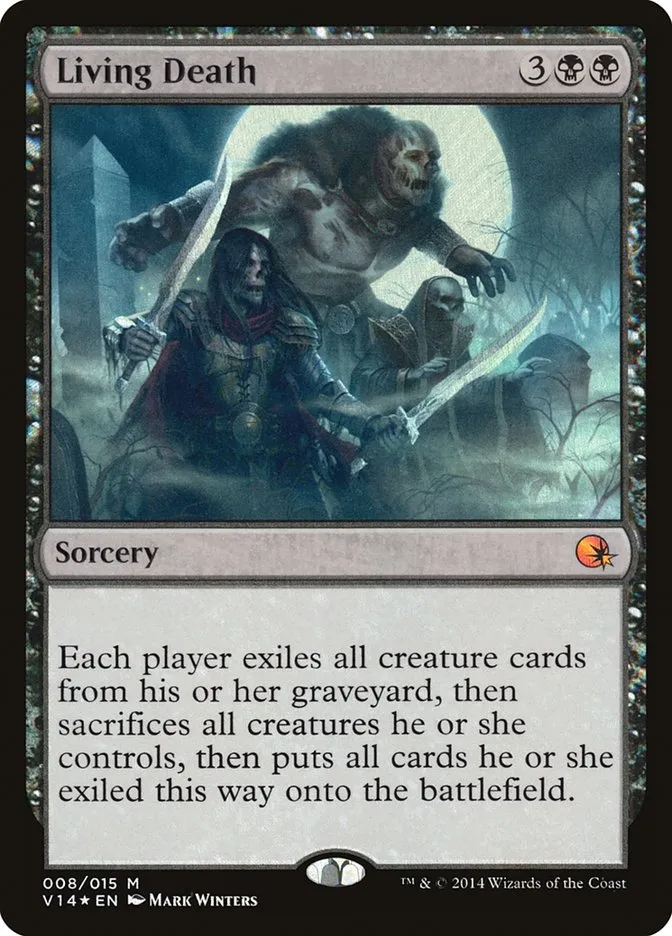 2014 From the Vault: Annihilation Living Death #8 mythic card image