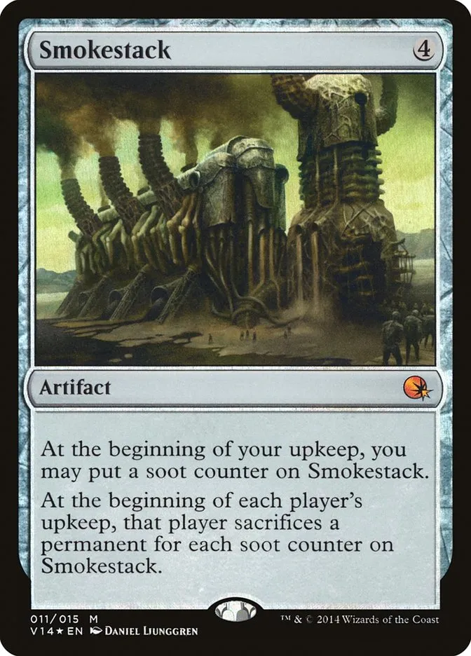 2014 From the Vault: Annihilation Smokestack mythic #11 mythic card image