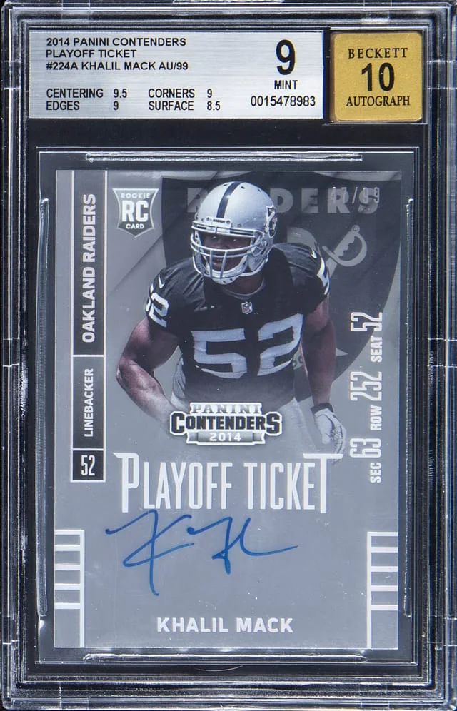 2014 Panini Contenders Khalil Mack Playoff Ticket #224 card image