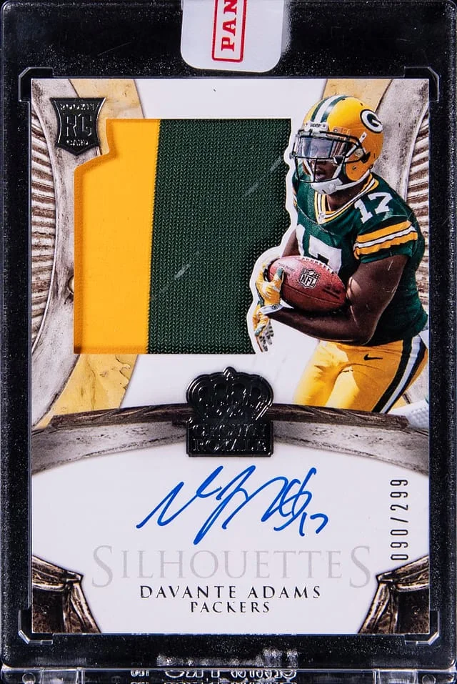 2014 Panini Crown Royale Davante Adams Silihouettes #229 card image