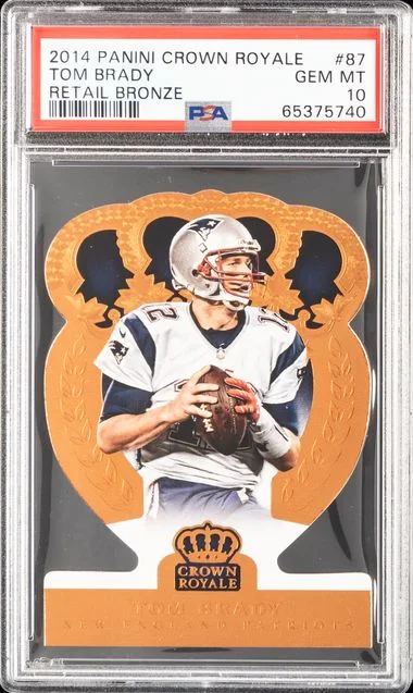 2014 Panini Crown Royale Tom Brady Retail Bronze #87 card image