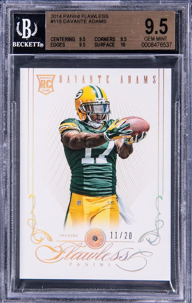 2014 Panini Flawless Davante Adams Diamond #115 card image