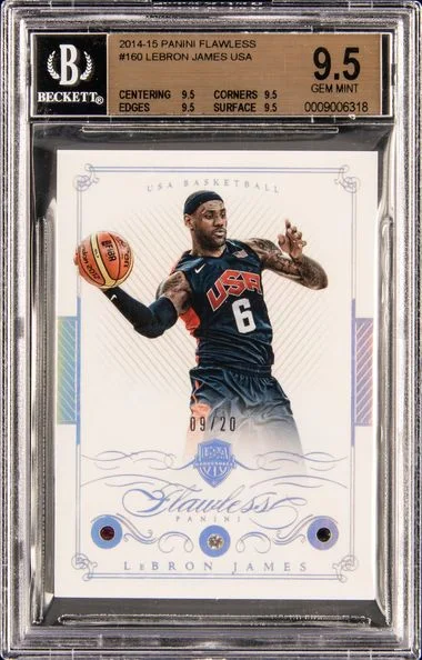 2014 Panini Flawless LeBron James #160 card image