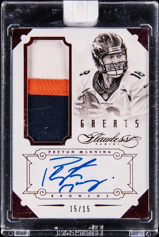 2014 Panini Flawless Peyton Manning Greats #7 card image
