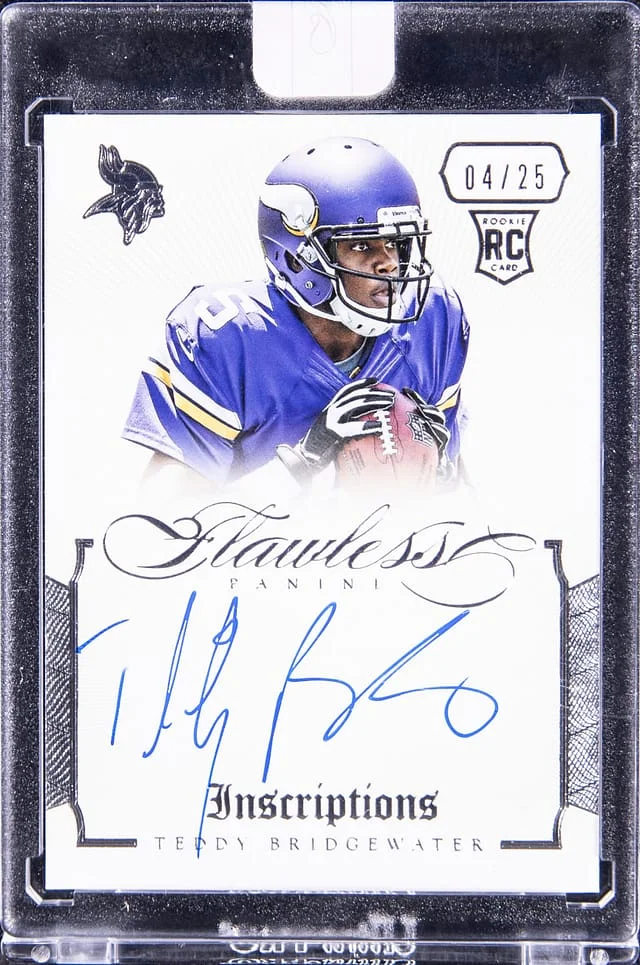 2014 Panini Flawless Teddy Bridgewater #10 card image
