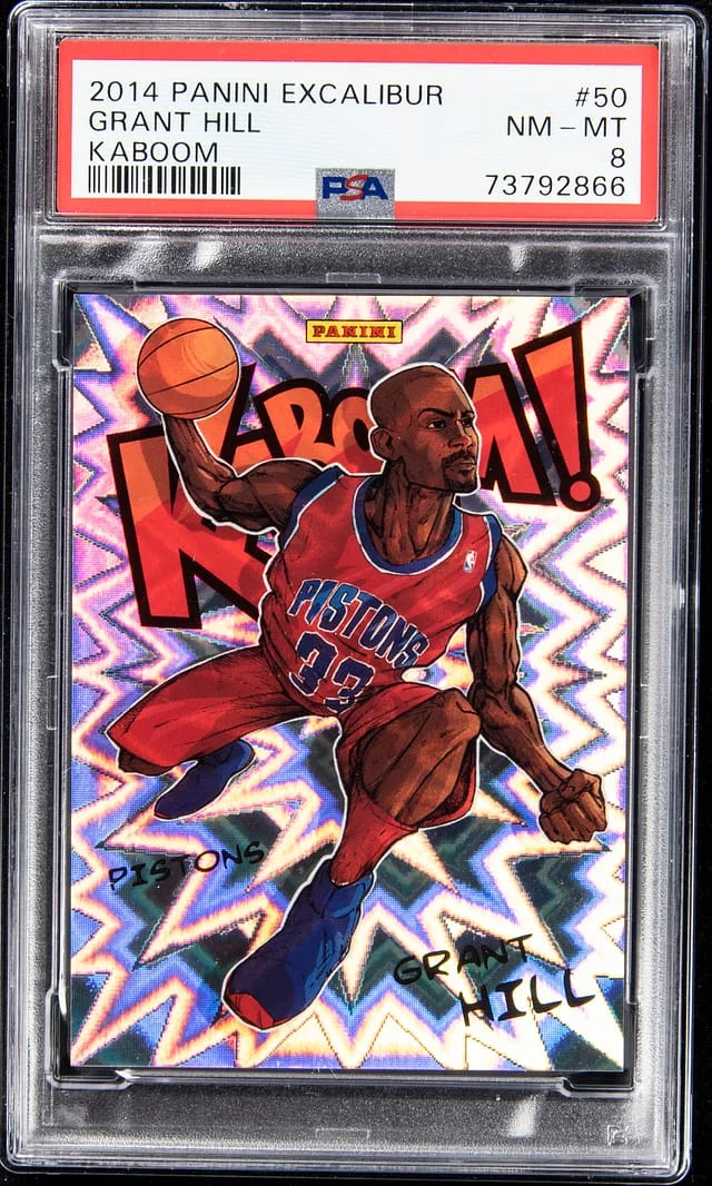 2014 Panini Grant Hill Excalibur Kaboom! #50 card image