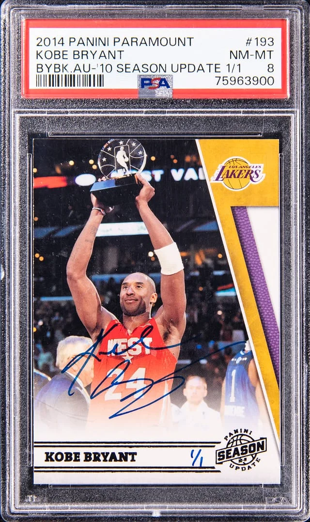 2014 Panini Kobe Bryant Paramount Buyback Autographs '10 Season Update #193 card image
