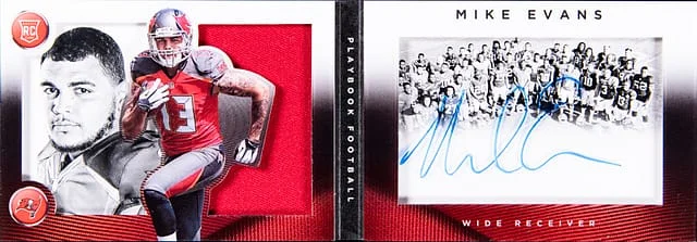 2014 Panini Mike Evans Playbook Signatures Premiere Team Photo #137 card image