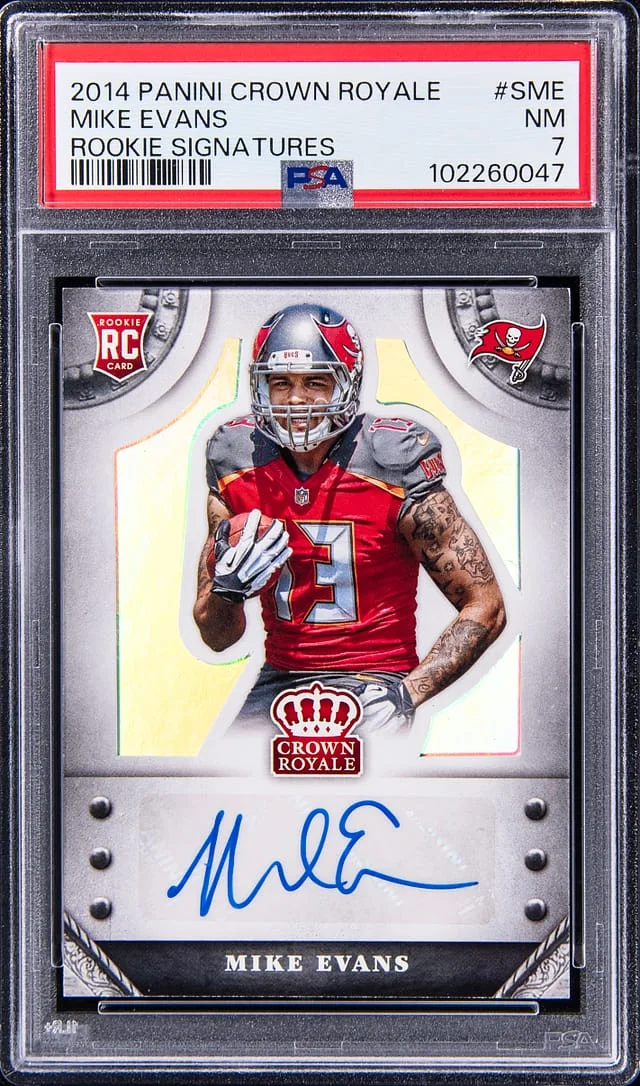 2014 Panini Mike Evans Crowne Royale Signatures #S-ME card image