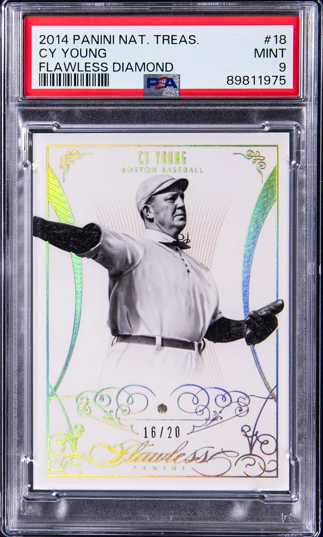 2014 Panini National Treasures Cy Young Flawless Diamond #18 card image