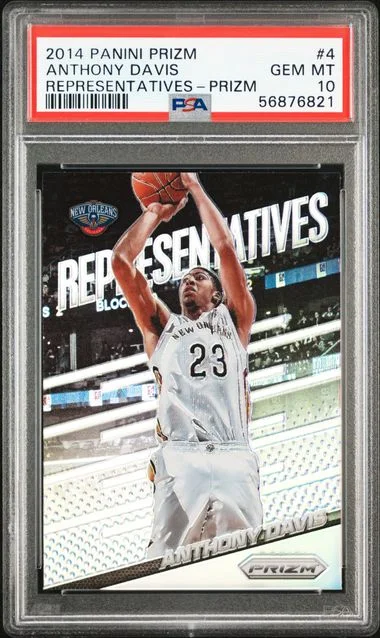 2014 Panini Prizm Anthony Davis Representatives #4 card image